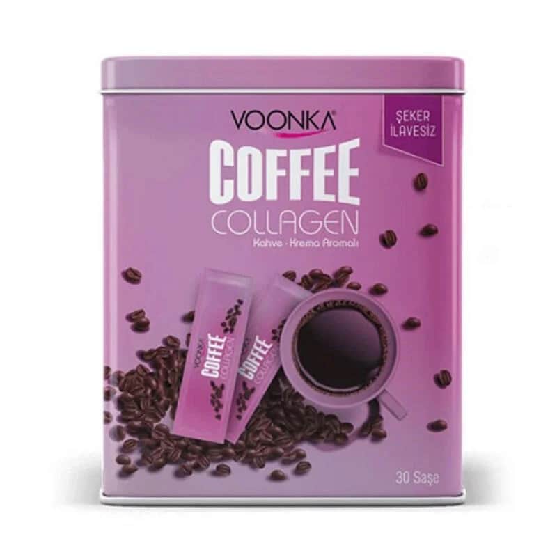 Voonka قهوة فونكا بنكهة كريم الكولاجين، 30 كيسًا