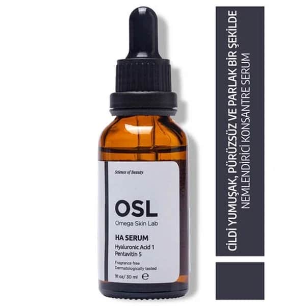 Osl Omega Skin Lab سيروم حمض الهيالورونيك من أوسل أوميجا سكين لاب، 30 مل مُعزز للترطيب