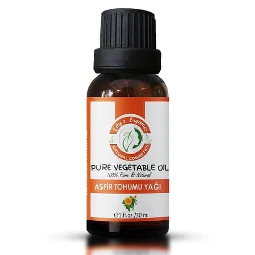 Edys Organics زيت القرطم العضوي من إيديس، 30 مل زيت طهي نقي وطبيعي
