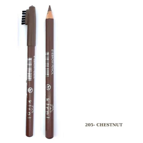 Kirpi Cosmetics قلم حواجب كيربي كوزمتكس كستنائي 205، 1.4 غرام