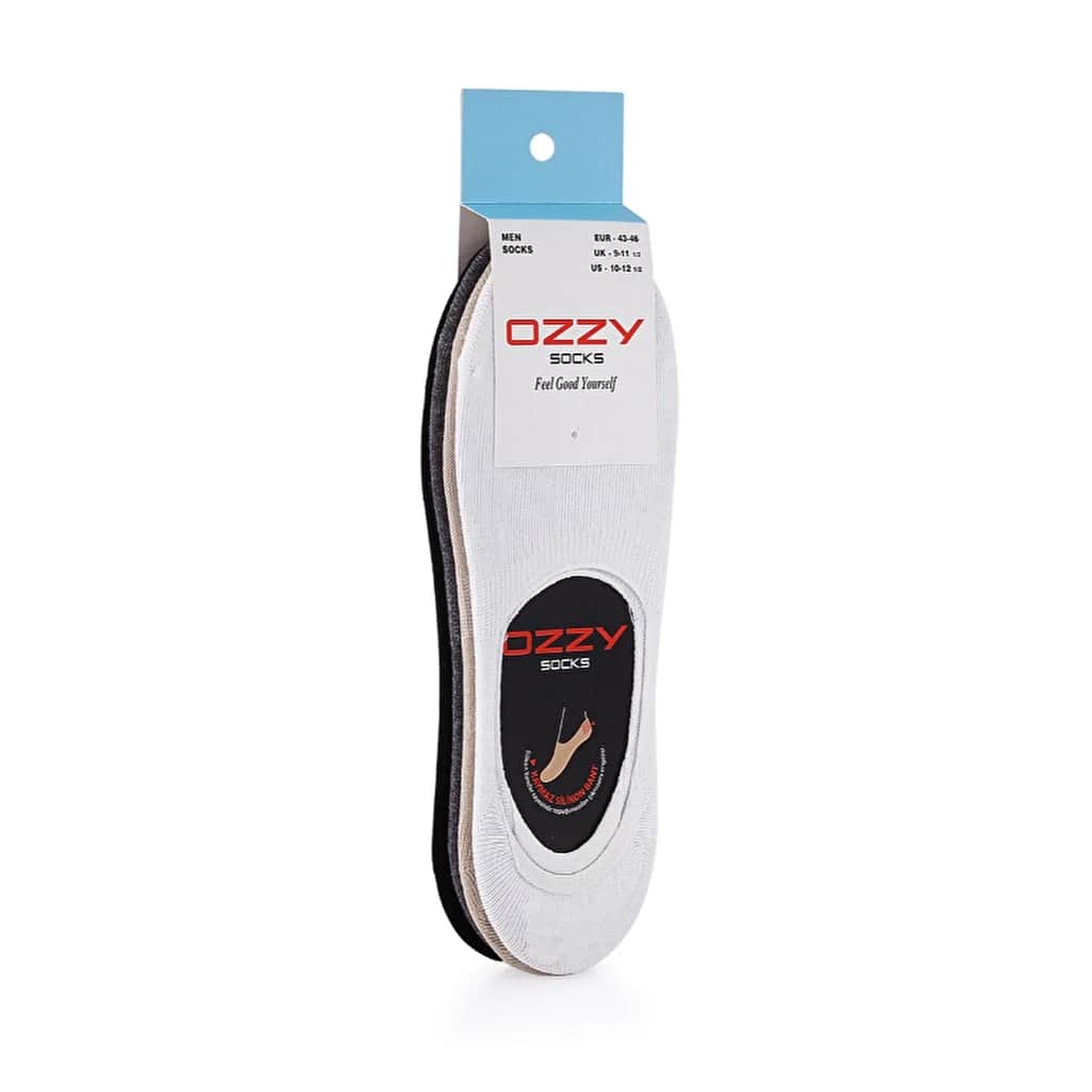 جوارب باليرينا للرجال 4 قطع مقاس 43/46 من أوزي سوكس Ozzy Socks