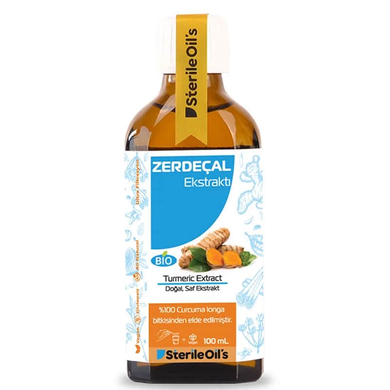 Sterile Oils زيوت معقمة مستخلص الكركم 100 مل