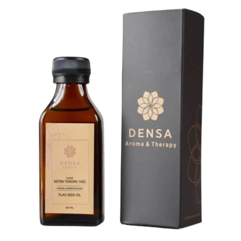 Densa Essential زيت بذور الكتان دينسا ١٠٠ مل مكمل غذائي غني بأوميغا ٣