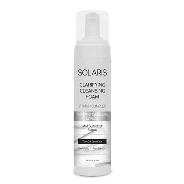 Solaris رغوة سولاريس لتنظيف الوجه 200 مل منظف لطيف
