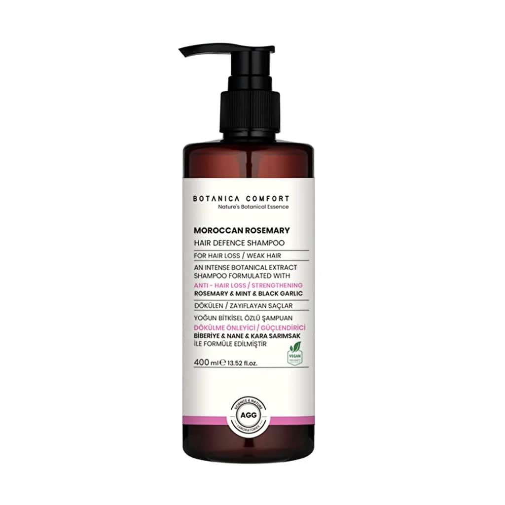 Botanica Comfort شامبو بوتانيكا كومفورت المغربي لحماية الشعر بالروزماري 400 مل