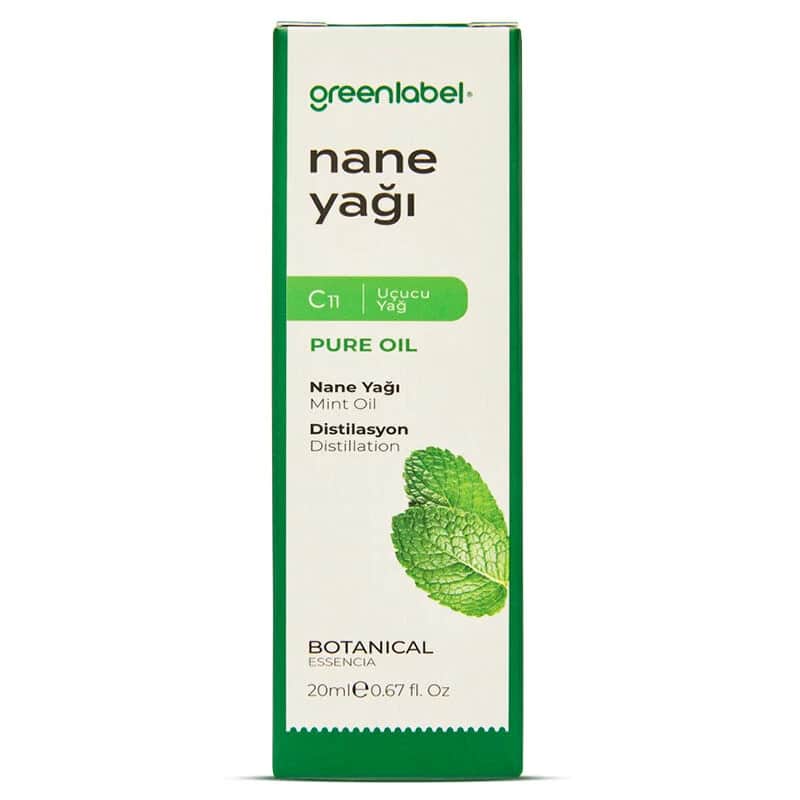 Greenlabel زيت النعناع العطري من جرين ليبل، 20 مل رائحة نقية ومنعشة
