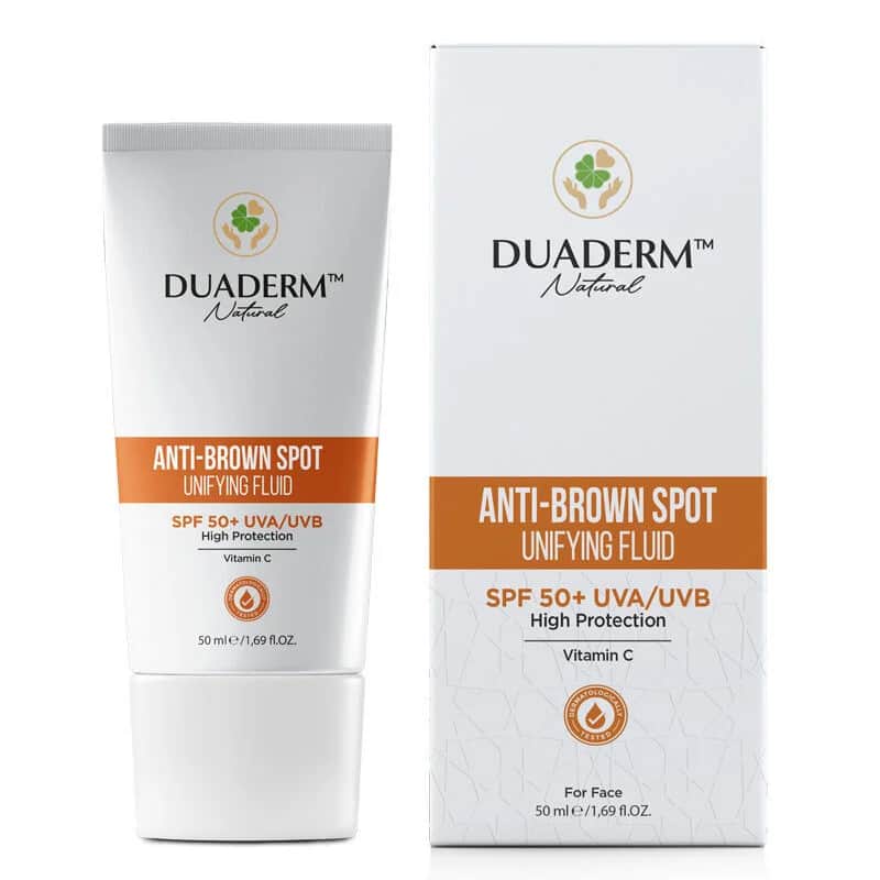 Duaderm كريم دواديرم المضاد للبقع البنية بعامل حماية 50 من الشمس للوجه 50 مل