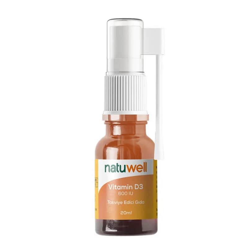 Natuwell قطرات بخاخ ناتويل دي 3 600 وحدة دولية 20 مل