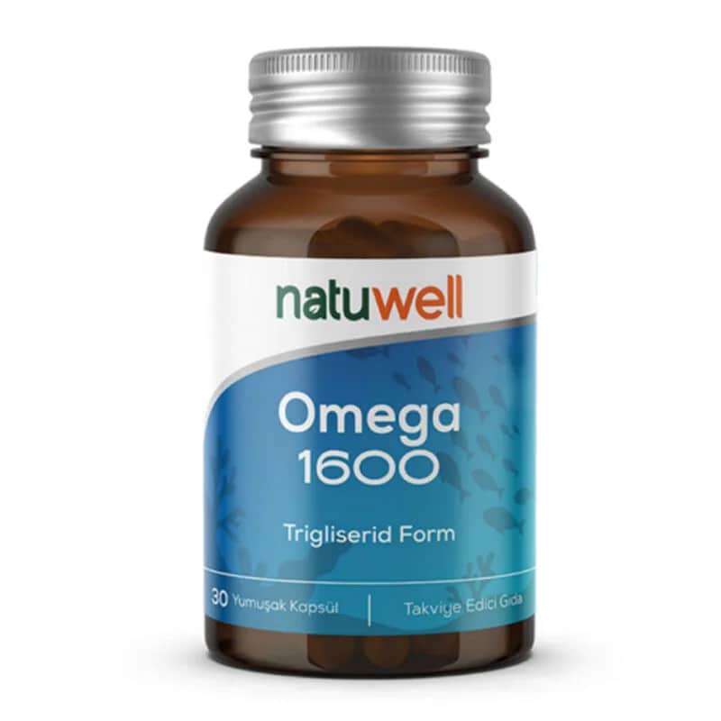 Natuwell مكمل غذائي ناتويل أوميجا 1600، 30 كبسولة هلامية