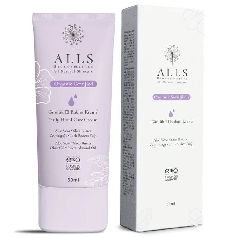 كريم العناية باليدين اليومي العضوي 50 مل من أولز بيوكوزمتيكس Alls Biocosmetics