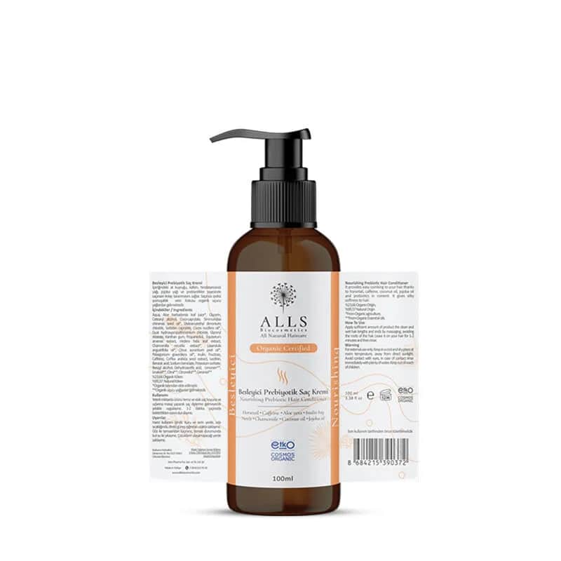 بلسم الشعر المغذي العضوي بروبيوتيك 100 مل من أولز بيوكوزمتيكس Alls Biocosmetics
