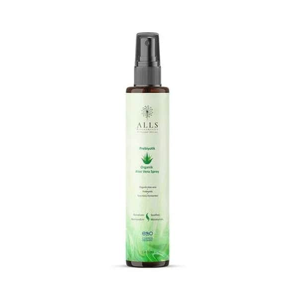 رذاذ الألوة فيرا العضوي المسبق للبروبيوتيك 140 مل من أولز بيوكوزمتيكس Alls Biocosmetics