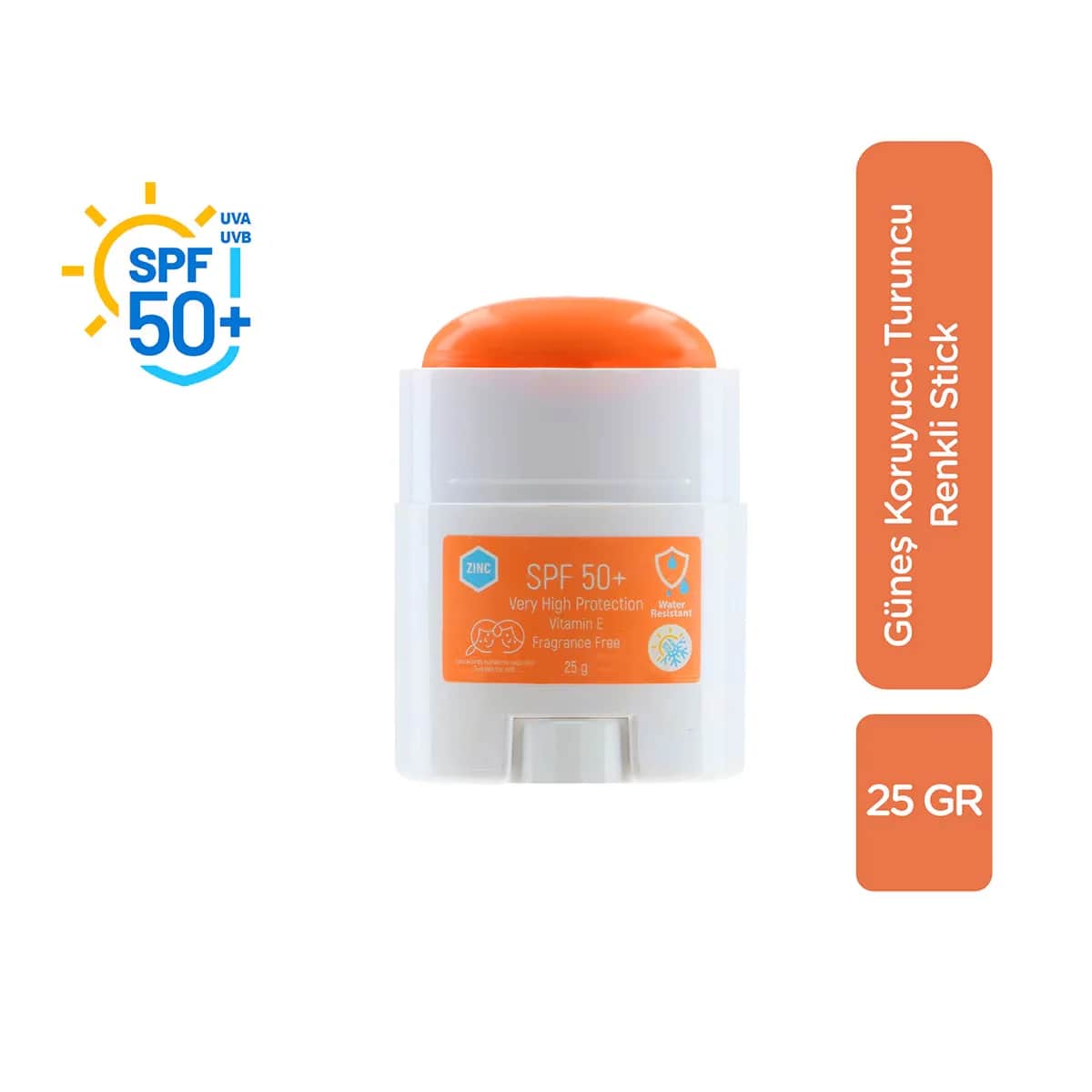 ستيك واقي شمس ملون برتقالي SPF 50 25 جرام من بيلج أوزتورك Bilge Ozturk