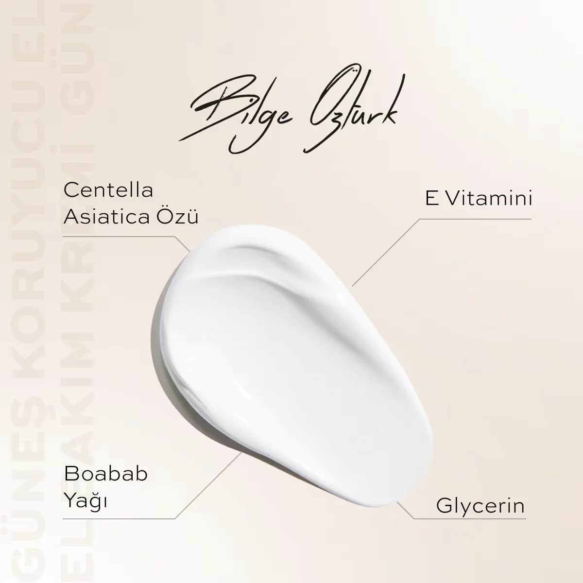 كريم حماية اليدين من الشمس SPF30 50 مل من بيلج أوزتورك Bilge Ozturk