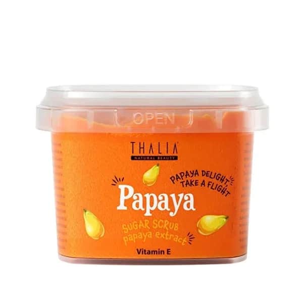 Thalia Natural Beauty مقشر الجسم ثاليا ناتشورال بيوتي برائحة البابايا والسكر النيون 300 غرام