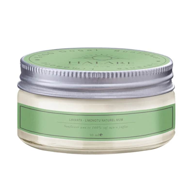 Halare Aromatherapy شمعة هالاري العطرية برائحة اللافندر والليمون 50 مل