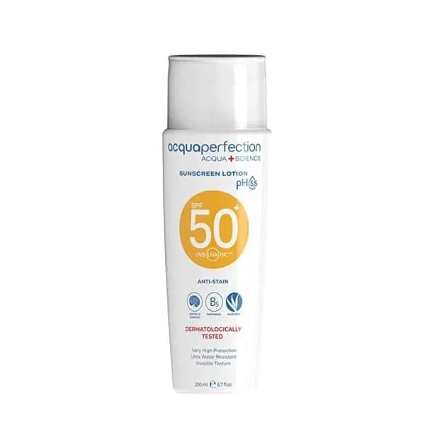 Acqua Perfection لوشن أكوا بيرفيكشن الواقي من الشمس بعامل حماية من أشعة الشمس 50 200 مل، حماية من الأشعة فوق البنفسجية