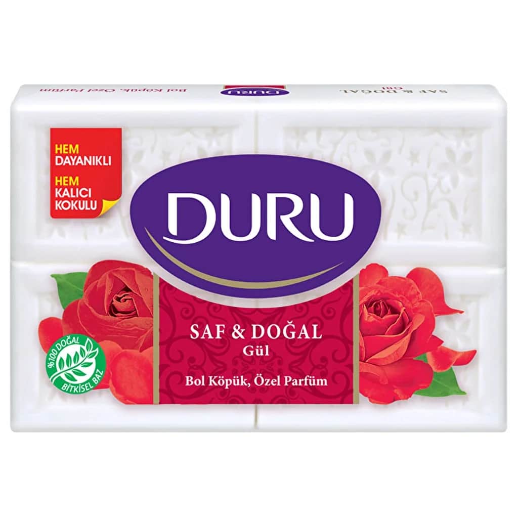 Duru صابون دورو برائحة الورد النقي والطبيعي 600 غرام