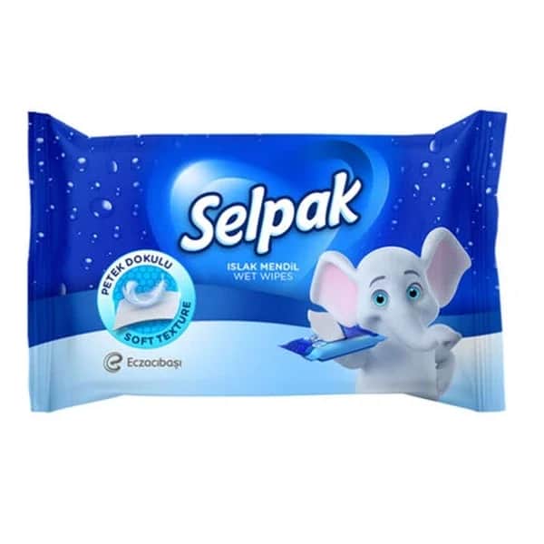 Selpak مناديل سيلباك الكلاسيكية المبللة 10 قطع