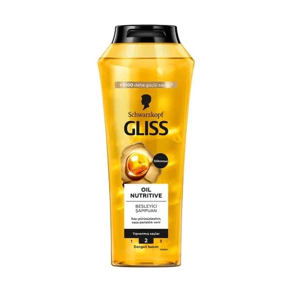 Gliss شامبو جليس أويل المغذي والمغذي 500 مل