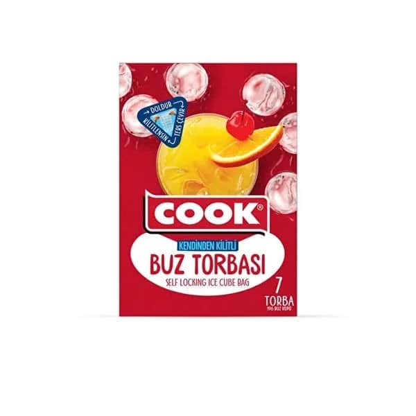 Cook أكياس ثلج للطهي ذاتية القفل، عبوة من 7 قطع