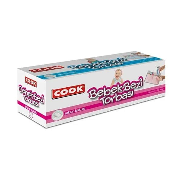 Cook حقيبة حفاضات كوك 30 قطعة