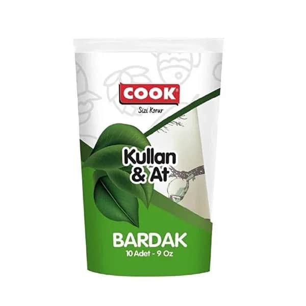 Cook كوب ورقي للطهي 9 أونصة 10 قطع