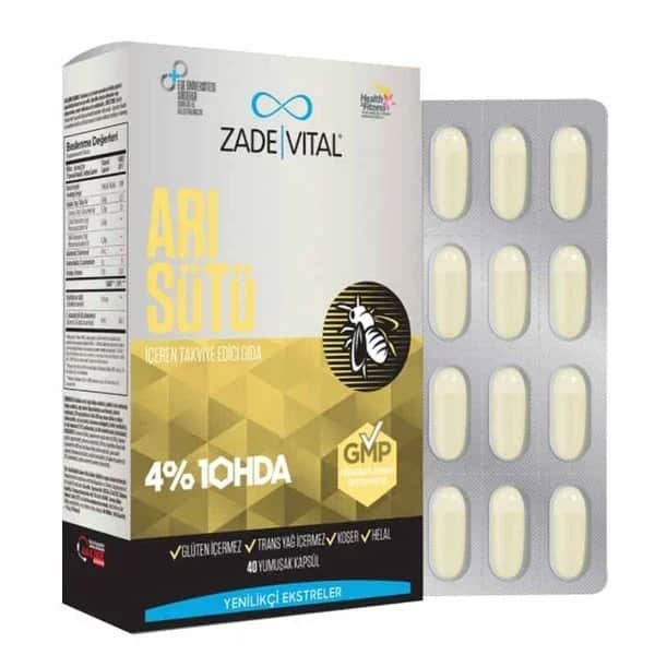 Zade Vital زاد فيتال رويال جيلي 1000 ملغ 40 كبسولة لينة