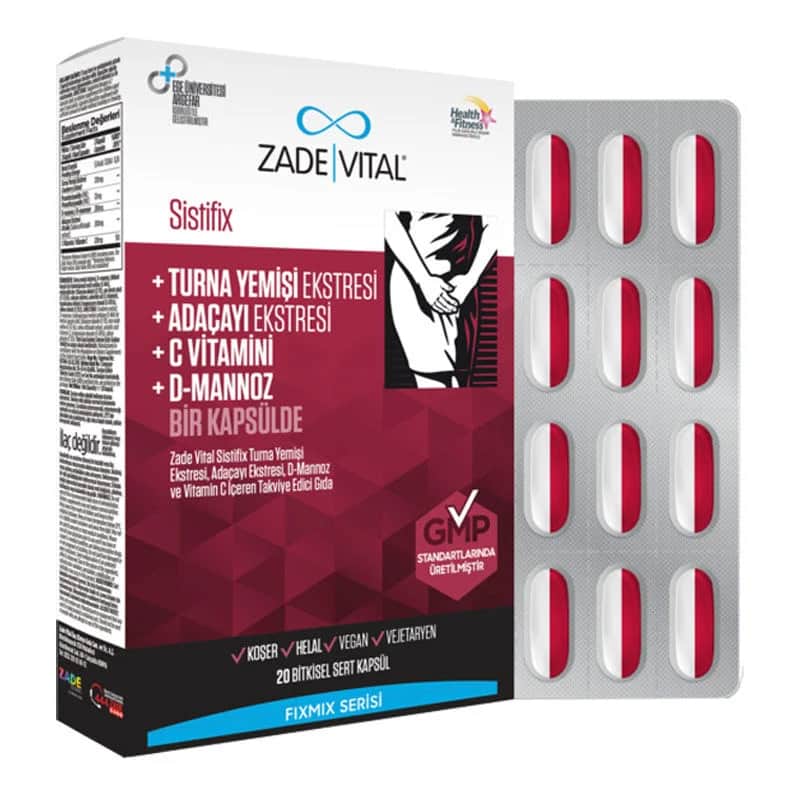 Zade Vital زاده فيتال سيستيفكس، غذاء مكمل غذائي، 20 كبسولة