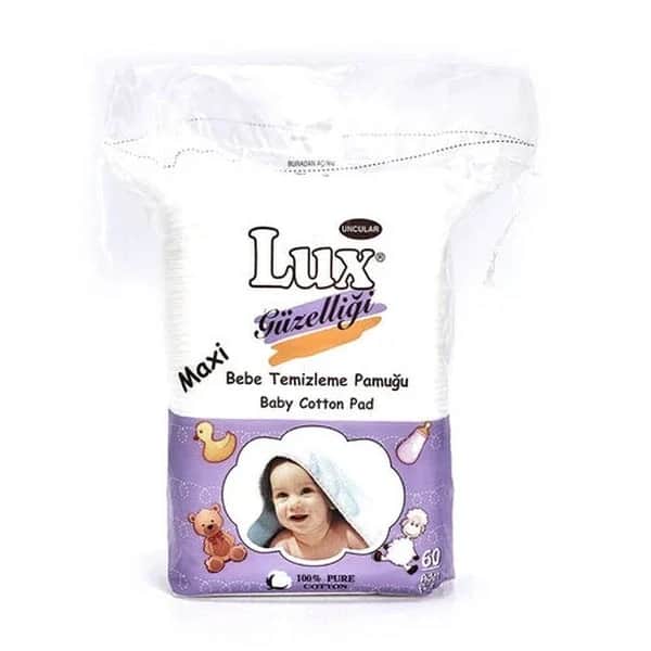 Lux لوكس بيبي قطن تنظيف ماكسي 60 قطعة
