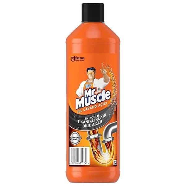Mr. Muscle جل فتح الأحواض من السيد ماسل ١٠٠٠ غرام مزيل ومنظف للانسدادات