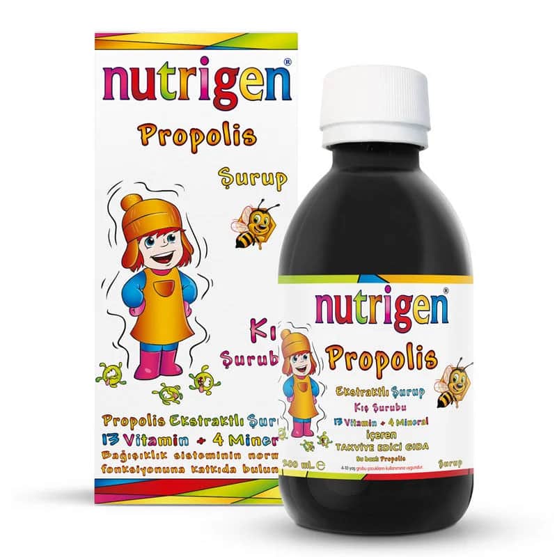 Nutrigen شراب نيوتريجين الشتوي بخلاصة البروبوليس 200 مل