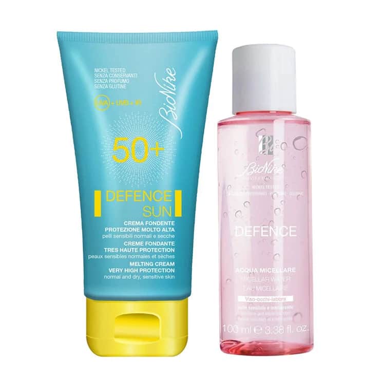 كريم بايو نايك ديفينس للشمس SPF 50 50 مل + ماء ميسيلار 100 مل هدية BioNike