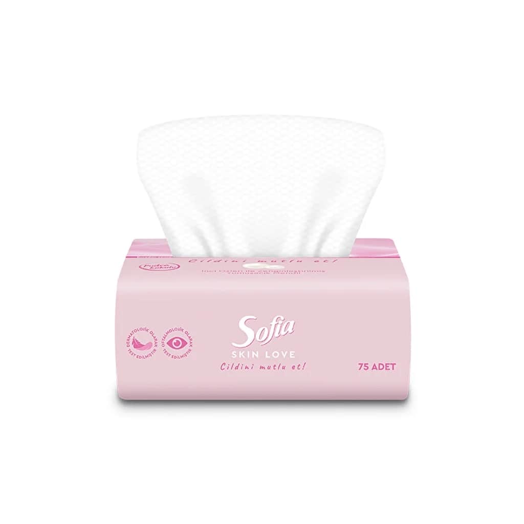 Sofia مناديل صوفيا سكين لوف المعطرة، 75 قطعة