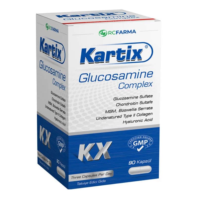 Kartix كارتيكس جلوكوزامين كومبلكس 90 كبسولة