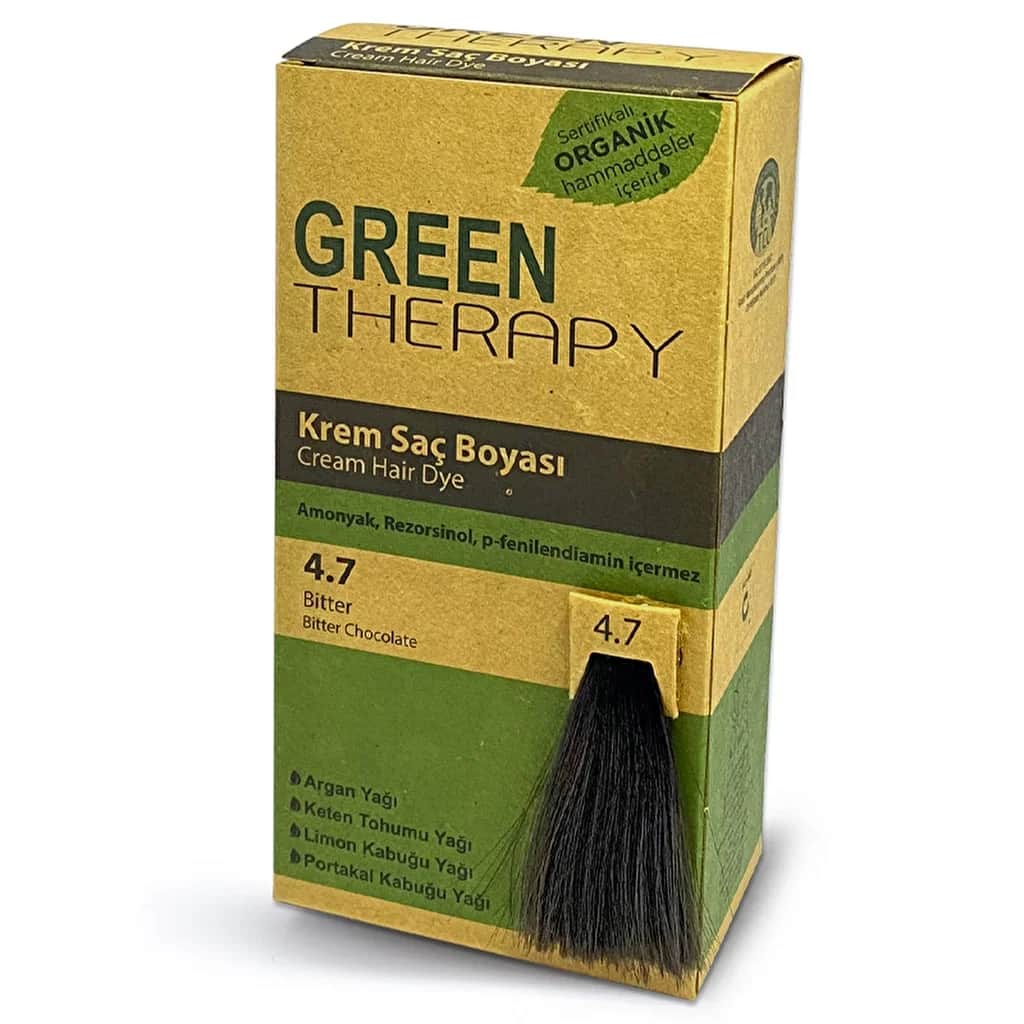 Green Therapy صبغة الشعر كريم العلاج الأخضر 4.7 مر