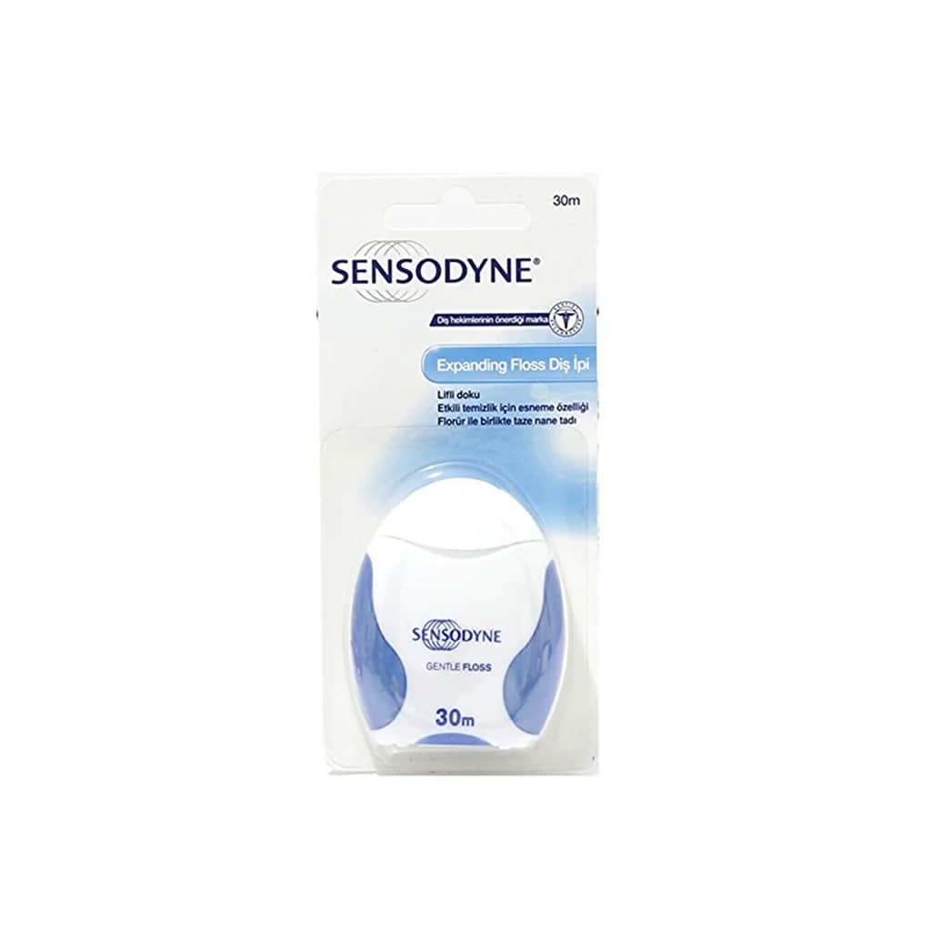 Sensodyne خيط سنسوداين للعناية الكاملة خيط تنظيف الأسنان اللطيف
