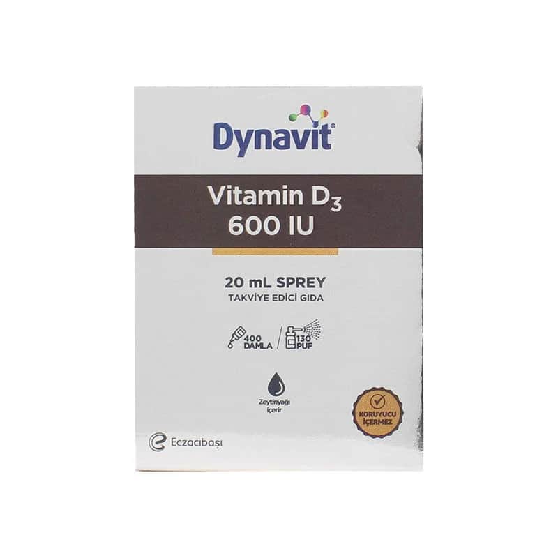 Dynavit مكمل غذائي دينافيت فيتامين د3 600 وحدة دولية 20 مل