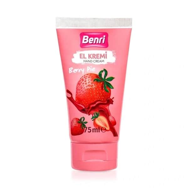 Benri كريم اليدين برائحة فطيرة التوت من بينري 75 مل