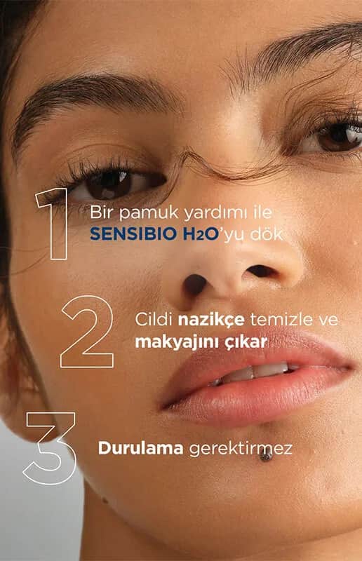 بيوديرما سينسيبيو H2O مجموعة مزدوجة 500 مل + 500 مل Bioderma