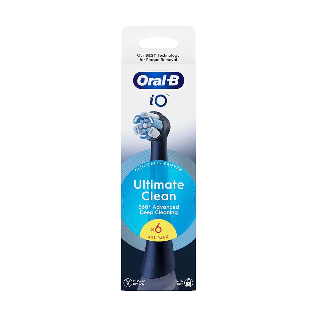 رؤوس فرشاة أسنان أورال-بي آي أو الترا كلين 6 قطع Oral-B