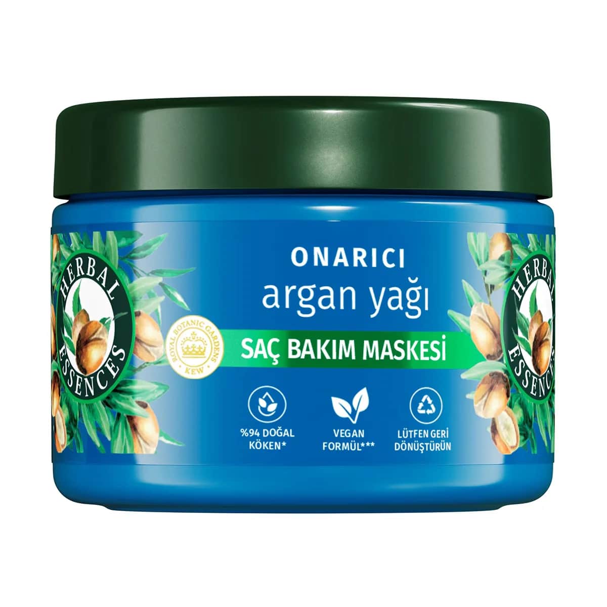 Herbal Essences قناع العناية بالشعر بزيت الأرغان لإصلاح الشعر من هيربل إسنسز، 300 مل