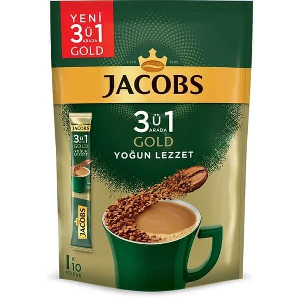 Jacobs جاكوبس 3 في 1 مكثف 10 عبوات 18 جرام