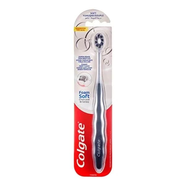 Colgate فرشاة أسنان كولجيت فوم سوفت شعيرات ناعمة أكثر كثافة بـ 7 أضعاف