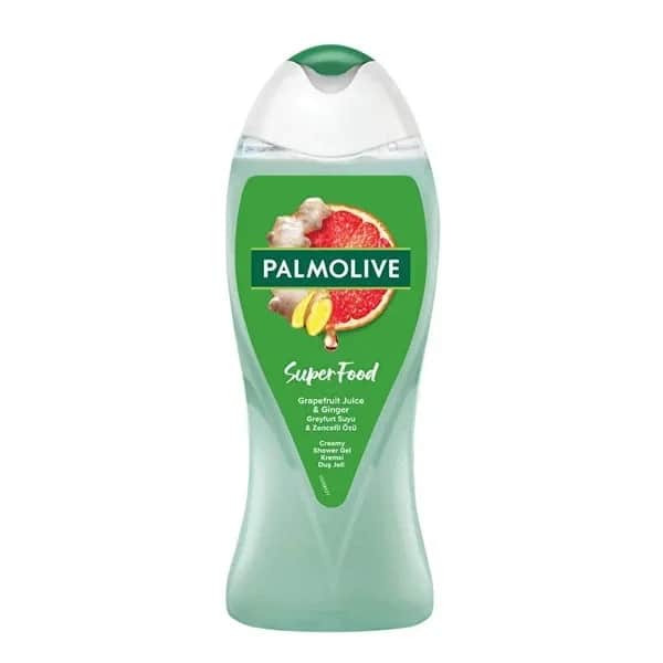 Palmolive جل استحمام بالموليف سوبر فود بخلاصة الجريب فروت والزنجبيل ٥٠٠ مل