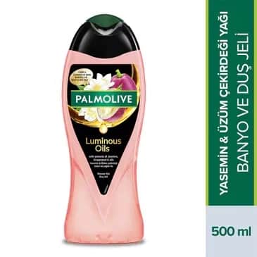 Palmolive جل الاستحمام بالموليف لومينوس أويلز بالياسمين والعنب ٥٠٠ مل