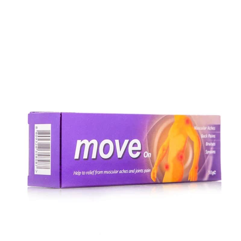 MOVE ON كريم لتخفيف آلام المفاصل والعضلات من مووف اون 100 جرام