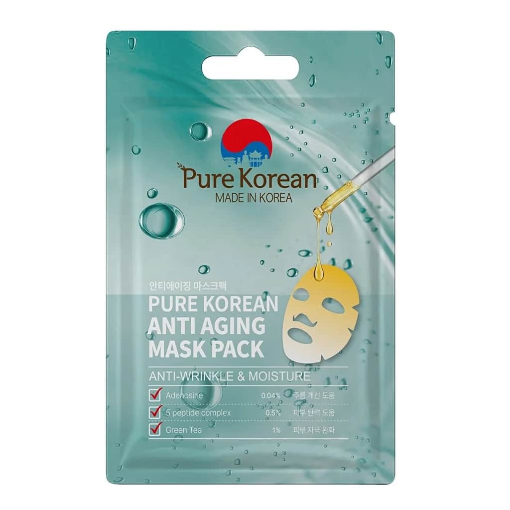 Pure Korean قناع الوجه الكوري النقي المضاد للشيخوخة