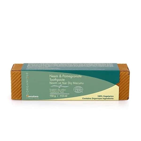 Himalaya معجون أسنان هيمالايا العضوي بزيت النيم ١٥٠ غرام عناية بالأعشاب الأيورفيدية