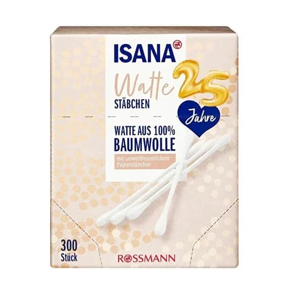 Isana أعواد أذن إيزانا 300 قطعة